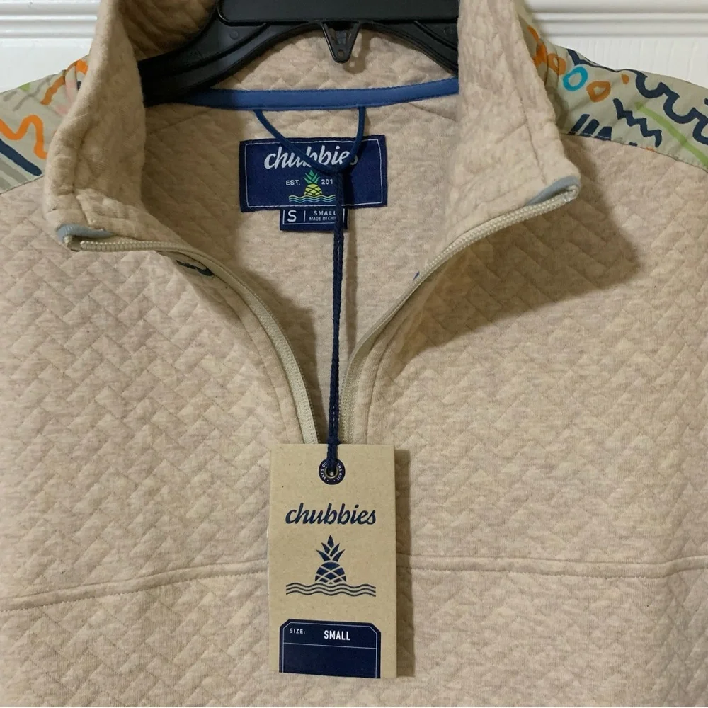 chubbies beige quilted
